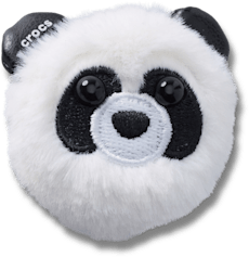 Panda Plushy Puff Ball Jibbitz Shoe Charm - Crocs