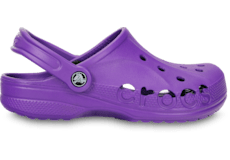 Purple and gold crocs outlet