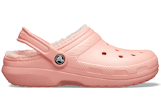 Hot pink crocs with fur on sale