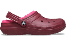Women s Fuzz Lined Slippers Sandals Boots Clogs Crocs Red