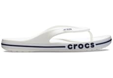 Crocs white sales flip flops