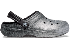 Beige crocs on sale with fur