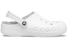 Grey crocs best sale with fur