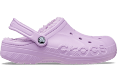 Purple fuzzy shop crocs womens