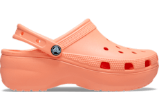 Orange on sale crocs women