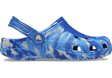 Tie dye blue discount crocs