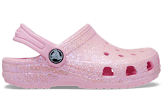 Pink glitter crocs adults on sale
