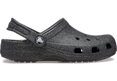 Black glitter crocs online