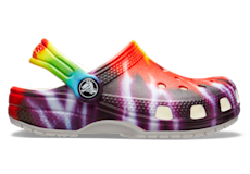 Toddler Classic Tie Dye Graphic Clog Crocs
