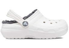 White crocs fuzzy online
