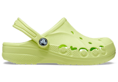 Lime green fur crocs clearance