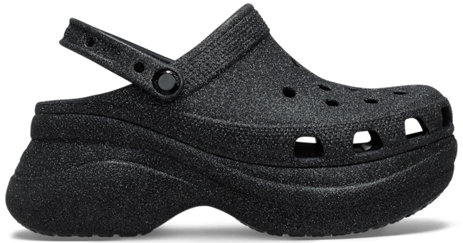 crocs bae glitter clgw 37 ブラック 厚底　グリッター crocs bae glitter clgw 37 ブラック 厚底 グリッター crocs Bae