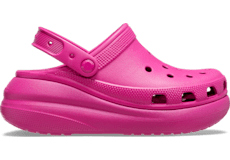Pink platform hotsell crocs
