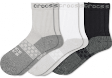White crocs best sale with socks