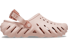 Pink metallic crocs best sale