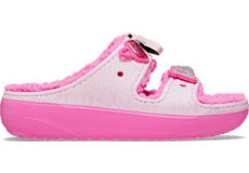 Pink winter crocs online