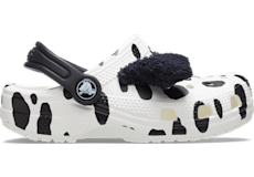 White new arrivals crocs fur