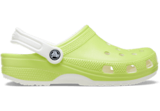 White and green 2025 crocs