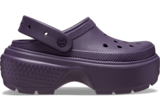Purple platform crocs online