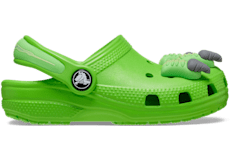 Green crocs for kids sales