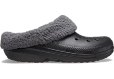 Crocs with fur black discount