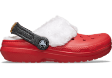 Warm Fuzzy Clogs Sandals Boots Crocs Red