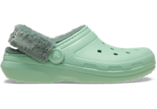 Warm Fuzzy Clogs Sandals Boots Crocs Green