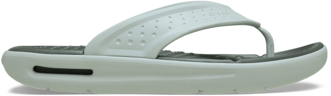 CROCS ササリ W8 ビーチサンダル ホワイト/カーキ CROCS ササリ W8