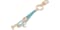 Silver / Turquoise