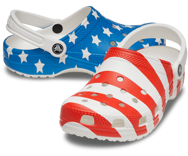 Crocs – Classic American Flag Clog