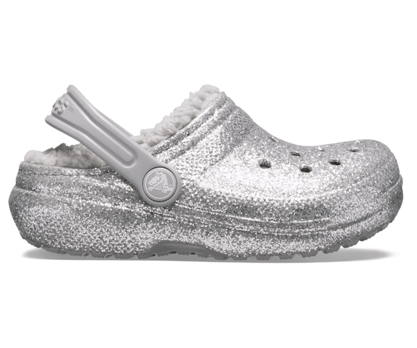 classic glitter lined clog