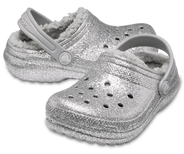 classic glitter lined clog