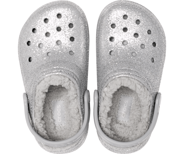 classic glitter lined clog