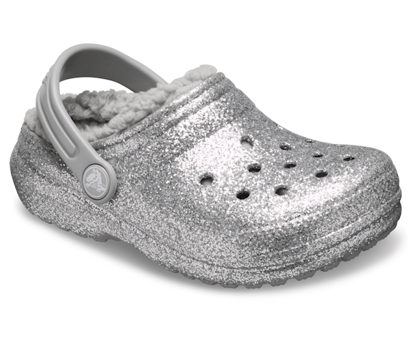 classic glitter lined clog