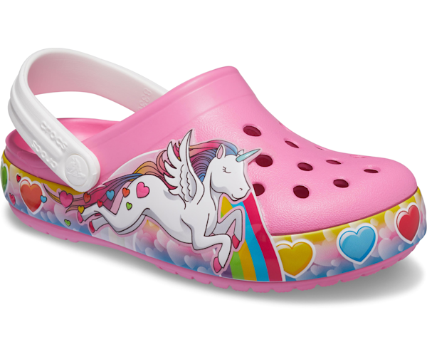 Ballerina Pink//New Mint 9 M US Toddler Crocs Kids Fun Lab Unicorn Clog