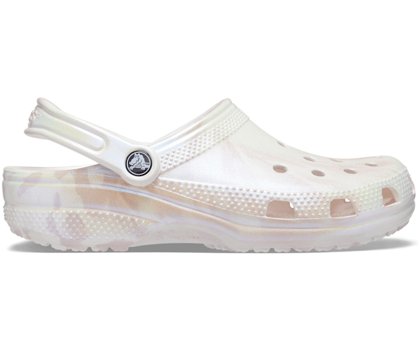 classic crocs iridescent clog