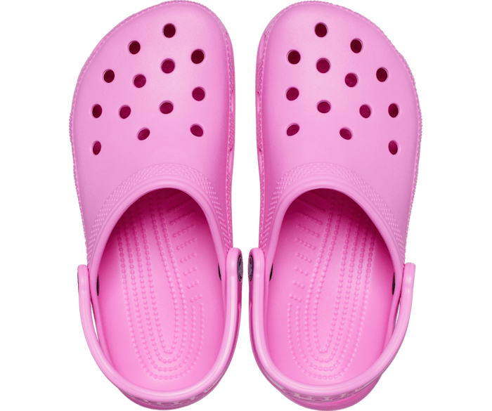 Crocs Classic Clogs With Strap Pink White Womens Size 9 Mens 7
