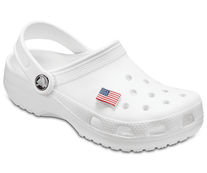 American Flag Jibbitz Shoe Charm - Crocs