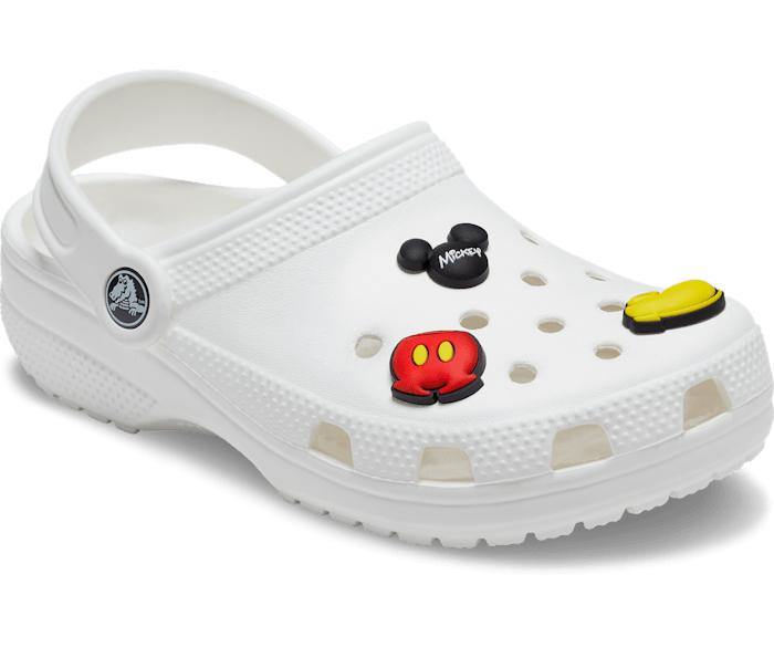 Crocs Mickey Mouse Pack Jibbitz - White