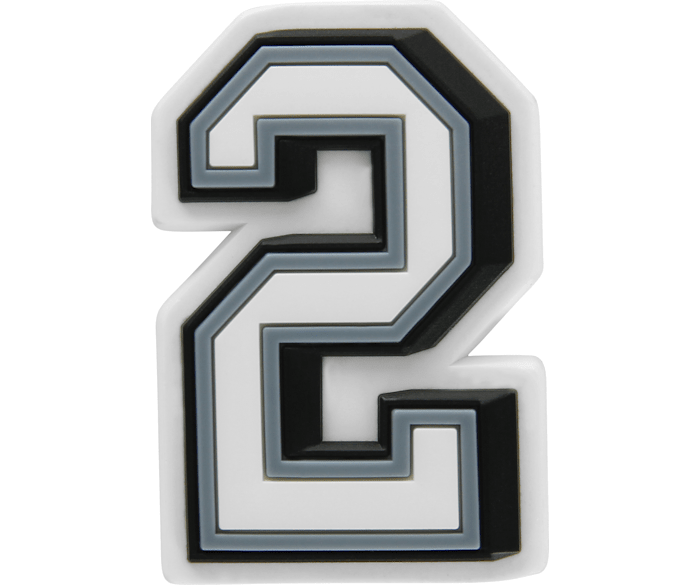  Number 2 - charm view - Jibbitz