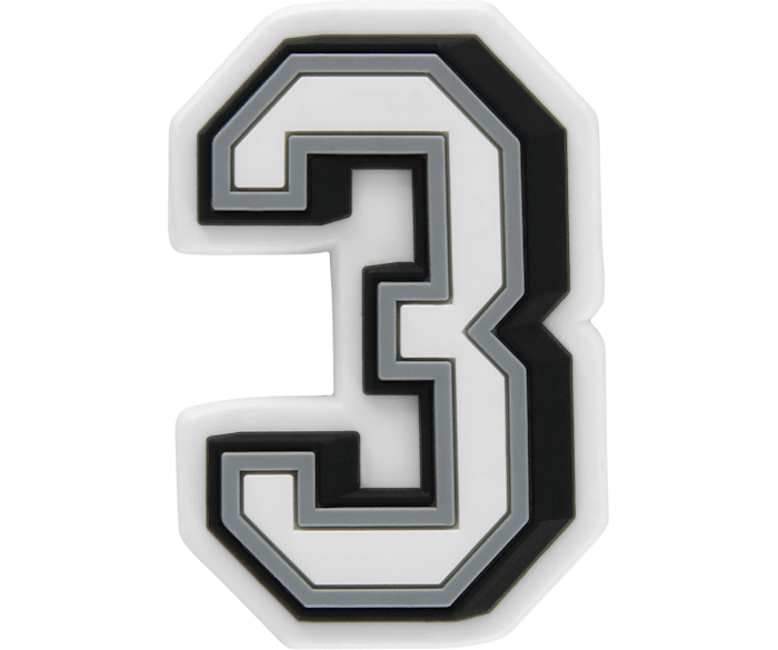  Number 3 - charm view - Jibbitz