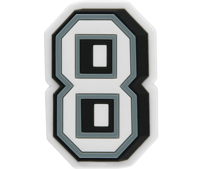  Number 8 - charm view - Jibbitz