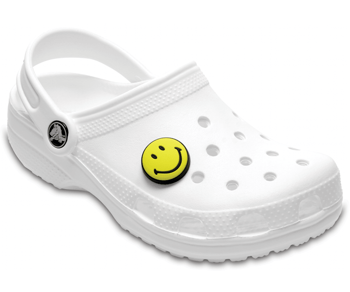 Abalorio con diseño de zapato Jibbitz Smiley 