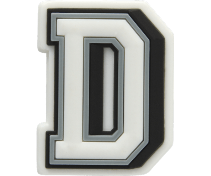  Letter D - charm view - Jibbitz