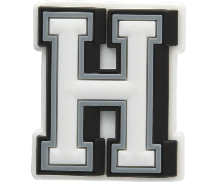  Letter H - charm view - Jibbitz