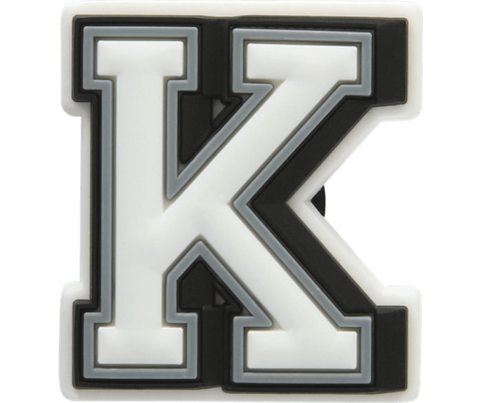  Letter K - charm view - Jibbitz