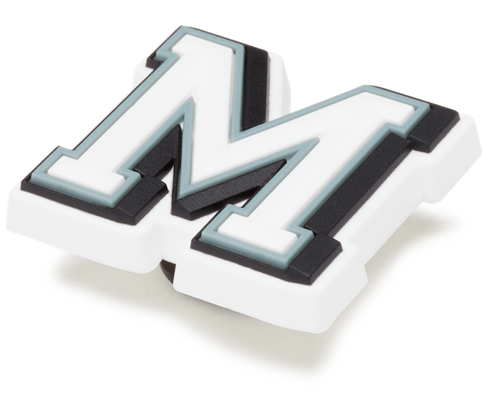  Letter M - charms on shoes - Jibbitz