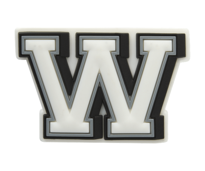  Letter W - charm view - Jibbitz