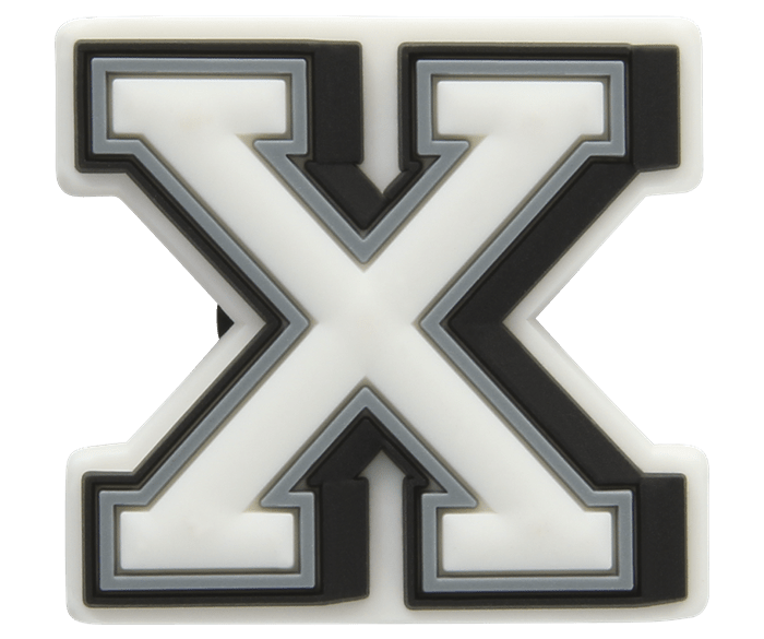  Letter X - charm view - Jibbitz