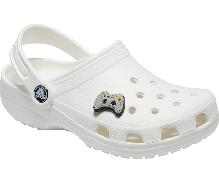Grey Game Controller Jibbitz Shoe Charm - Crocs